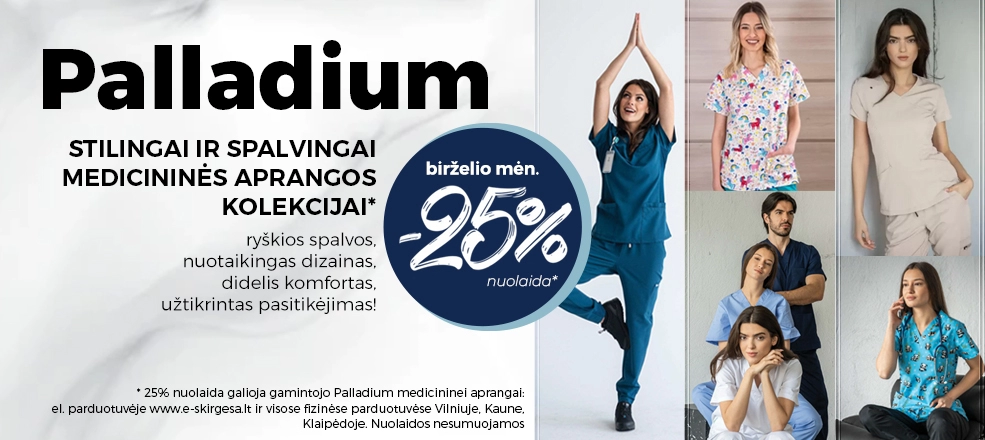 Stilingai ir spalvingai kolekcijai - 25% nuolaida